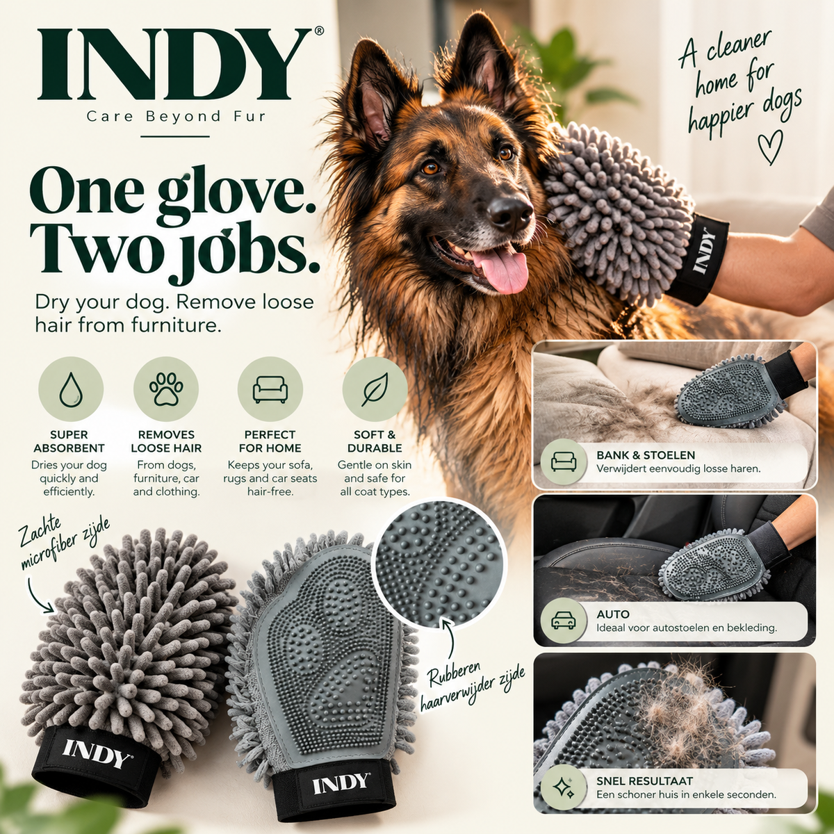 Royal Dry Handschoen & Haarverwijderaar