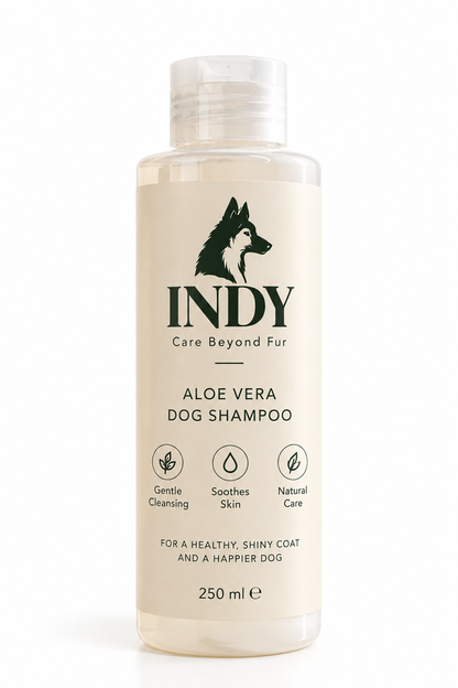 INDY Aloe Vera Dog Shampoo 250 ml productfles